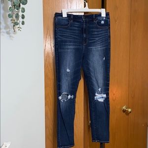 AE highest rise jegging size 8 short